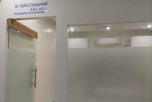 Consultation room doorway at Chaturvedi Dental Clinic